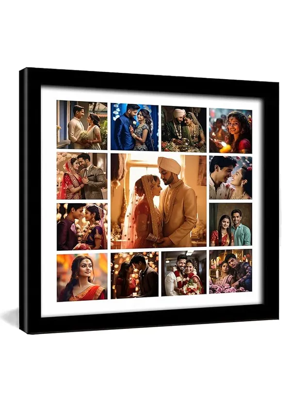 13_Photo_Collage_Frame_|_Personalized_Picture_Grid_Layout_|_Customized_Gift_for_Couple_|_Wedding_|_Anniversary_|_Home_Wall_Décor_–_Square_Size