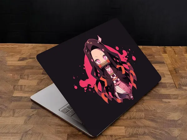 Black_Laptop_Skin_With_Premium_Lamination_Finish_Long_Lasting,_Durable_And_Smooth_Texture,_Scratch_Resistance_Protection