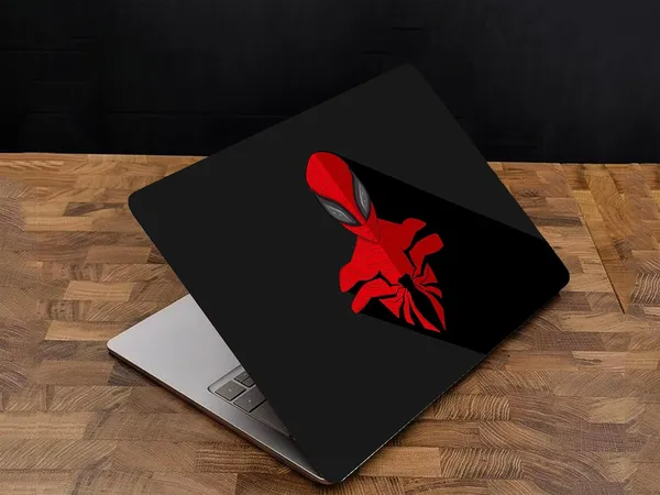 Black_Laminated_Laptop_Skin_Compatible_For_All_15.6_Inch_Laptops_Bold_Spider_Web_Design_Vinyl_Sticker,_Scratch_Resistant_Protective_Film