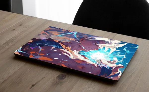 MulticolorTrendy_Laminated_Laptop_Skin_Vinyl_Sticker_Hd_Quality,_Compatible_For_All_15.6,_Scratch_Resistant,_Waterproof_Easy_To_Apply