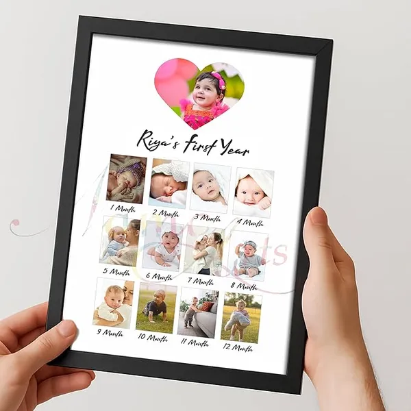 Baby_Monthly_Milestone_Photo_Frame_–_Personalized_Memory_Frame_for_12_Months_Growth_Record_–_Newborn_to_1_Year_–_Gift_for_Baby_Boy/Girl_–_A4/A3_Size
