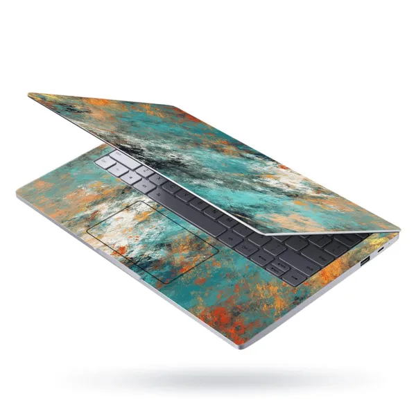Teal_Laptop_Skin_For_Laptops,_Skins_Stickers_Wallpaper_Vinyl_Decal_Cover_For_All_Models,_Macbook_And_Adhesive