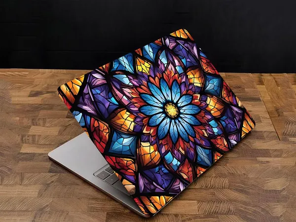 Multicolor_Laptop_Skin_Sticker_Glossy_Laminated,_Waterproof,_Scratch_Resistant_&_Durable_Easy_To_Apply_&_Remove