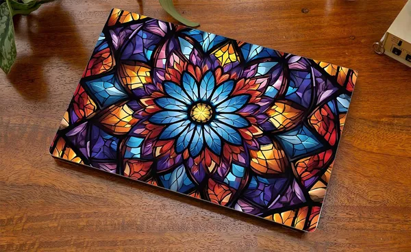 Multicolor_Laptop_Skin_Sticker_Glossy_Laminated,_Waterproof,_Scratch_Resistant_&_Durable_Easy_To_Apply_&_Remove