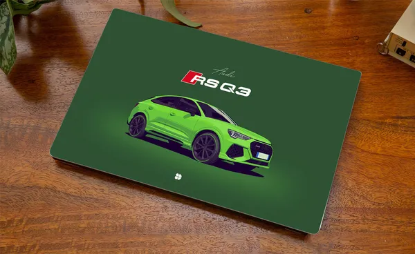 Dark_Green_Premium_Vinyl_Illustrations_Theme_Glossy_Finish_Laptop_Skin_Sticker_Compatible_For_15.6_Inch