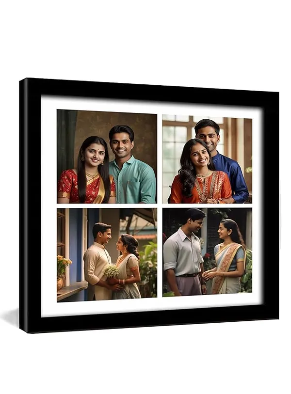 Couple_Photo_Collage_Frame_|_4_Picture_Personalized_Layout_|_Customized_Gift_for_Anniversary_|_Valentine_|_Wedding_|_Home_Wall_Décor