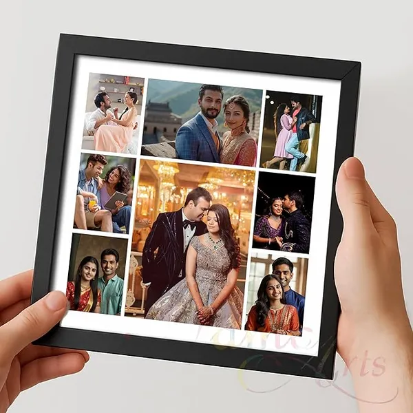 Couple_Photo_Collage_Frame_|_8_Photo_Custom_Memory_Frame_|_Romantic_Gift_for_Anniversary_|_Pre-Wedding_|_Personalized_Square_Wall_Décor