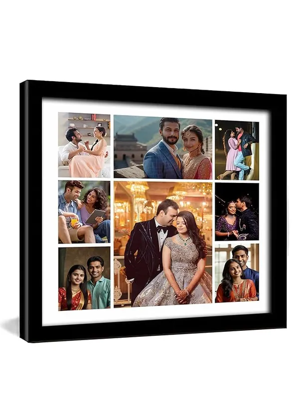 Couple_Photo_Collage_Frame_|_8_Photo_Custom_Memory_Frame_|_Romantic_Gift_for_Anniversary_|_Pre-Wedding_|_Personalized_Square_Wall_Décor
