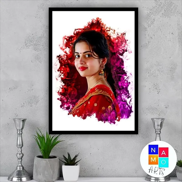 Customised_Digital_Oil_Smoke_Art_Photo_Frame_Gift_For_-_Anniversary_|_Birthday_|_Wife_|_Husband_|_Sister_|_Brother_|SomeOne_Special_|_Couple_-_Size_-_A5_/_A4_/_A3