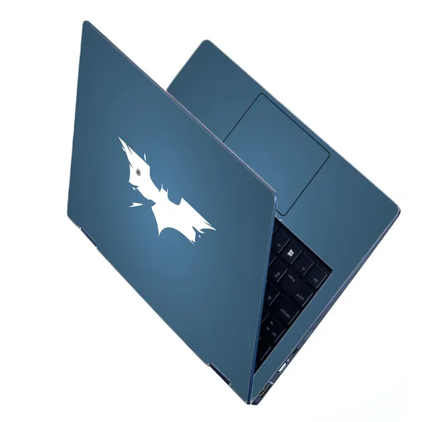 Blue_Full_Body_Laptop_Skins_Compatible_For_Laptops_Till_15'6_Inches_Sleek_&_Stylish_Dark_Laptop_Skins_Premium_Protection_With_Modern_Designs_Easy_To_Apply_Waterproof