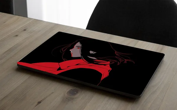 Multicolor_Premium_Laminated_Vinyl_Illustrations_Theme_Glossy_Finish_Laptop_Skin_Sticker_Compatible_For_15.6_Inch
