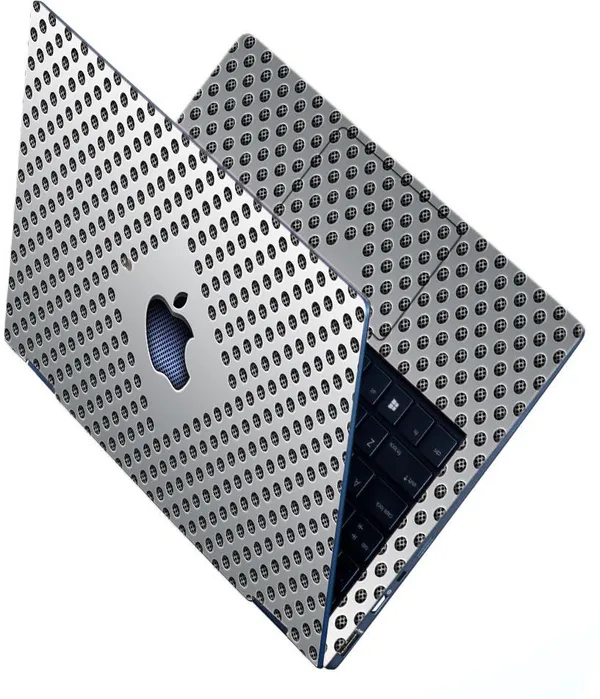 Silver_Premium_Vinyl_Signs_&_Symbols_Theme_Glossy_Finish_Full_Body_Cover_Laptop_Skin_Compatible_For_15.6_Inch