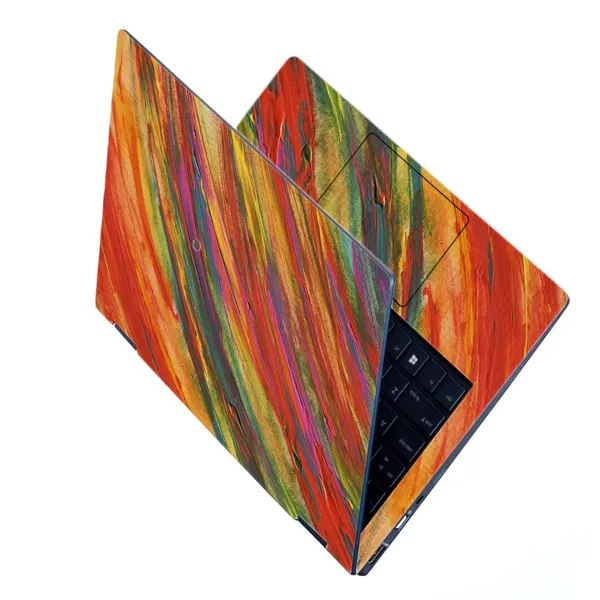 Red_Full_Cover_Laptop_Skin_Wrap_Ultra_Thin_&_Durable_Vinyl_For_13_15.6_Inch_Laptops_Stylish,_Protective_&_Removable_Abstract_Painting_Art