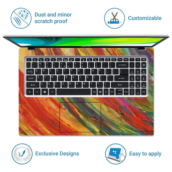 Red_Full_Cover_Laptop_Skin_Wrap_Ultra_Thin_&_Durable_Vinyl_For_13_15.6_Inch_Laptops_Stylish,_Protective_&_Removable_Abstract_Painting_Art