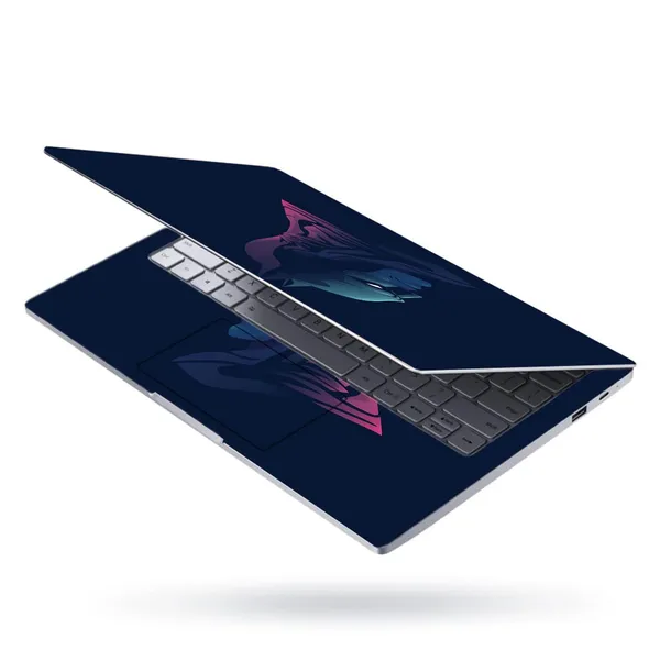 Dark_Blue_Full_Body_Laptop_Skins_Compatible_For_Laptops_Till_15'6_Inches_Sleek_&_Stylish_Dark_Laptop_Skins_Premium_Protection_With_Modern_Designs_Easy_To_Apply_Waterproof
