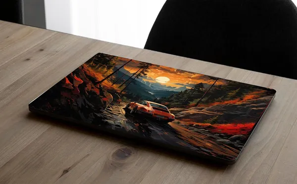 Midnight_Black_Laminated_Laptop_Skin_Sticker_Fits_Upto_All_15.6_Inch,_Glossy_Laminated,_Waterproof_Easy_To_Apply_&_Remove