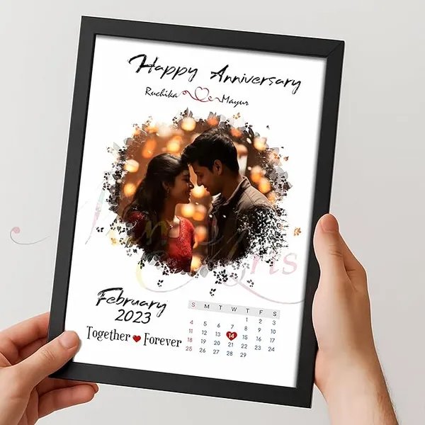 Personalized_Anniversary_Photo_Frame_with_Calendar_–_Custom_Date_Highlight_–_Couple_Gift_for_Husband_Wife_–_Romantic_Wall_Décor