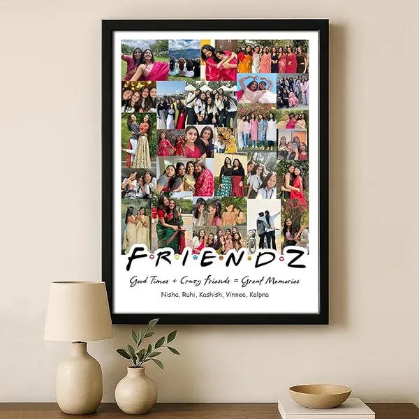 Personalized_FRIENDZ_Collage_Multiple_Pictures_Photo_Frame_|_Large_Portrait_Layout_for_Friends,_Girls,_Cousins_&_School_Memories_|_Customised_Birthday,_Farewell_&_Anniversary_Gift_|_Glare-Free_Laminated_Wooden_Frame_|_Sizes_-_A4/A3