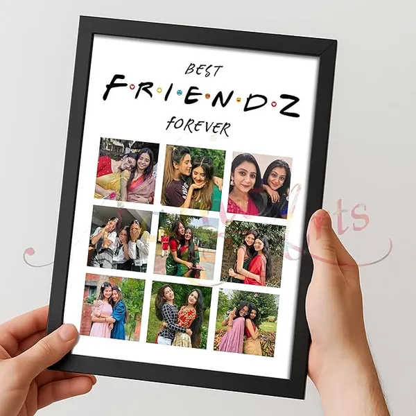 Personalized_FRIENDZ_Collage_Multiple_Pictures_Photo_Frame_|_Large_Portrait_Layout_for_Friends,_Girls,_Cousins_&_School_Memories_|_Customised_Birthday,_Farewell_&_Anniversary_Gift_|_Glare-Free_Laminated_Wooden_Frame_|_Sizes_-_A4/A3