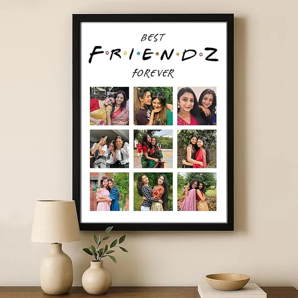 Personalized_FRIENDZ_Collage_Multiple_Pictures_Photo_Frame_|_Large_Portrait_Layout_for_Friends,_Girls,_Cousins_&_School_Memories_|_Customised_Birthday,_Farewell_&_Anniversary_Gift_|_Glare-Free_Laminated_Wooden_Frame_|_Sizes_-_A4/A3