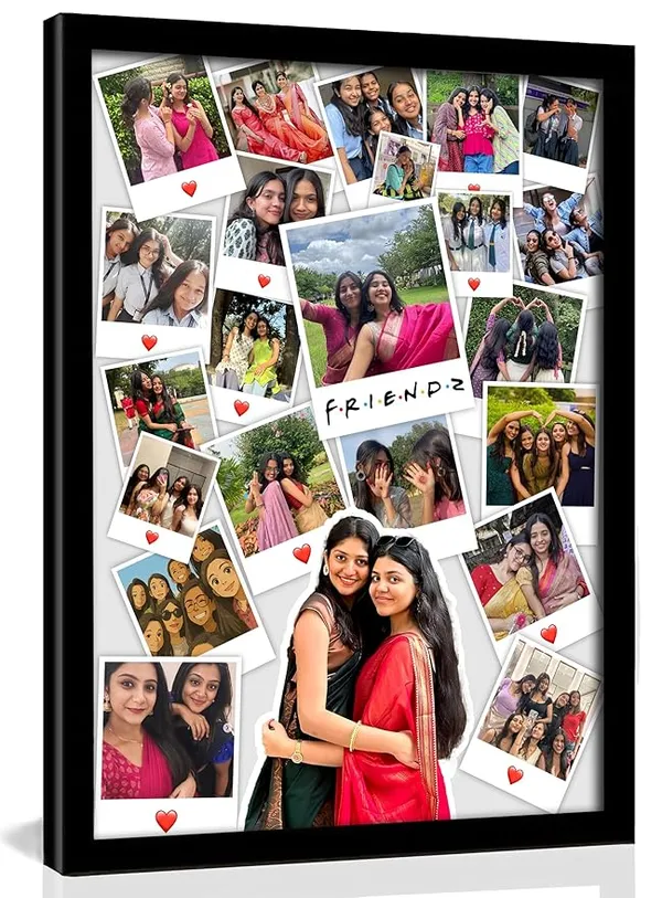 Personalized_FRIENDZ_Polaroid_Style_Collage_Photo_Frame_|_Customized_Aesthetic_Gift_for_Best_Friends,_Girls_&_College_Memories_|_Birthday,_Farewell_&_Friendship_Day_|_A3/A4/A5_Wooden_Frame