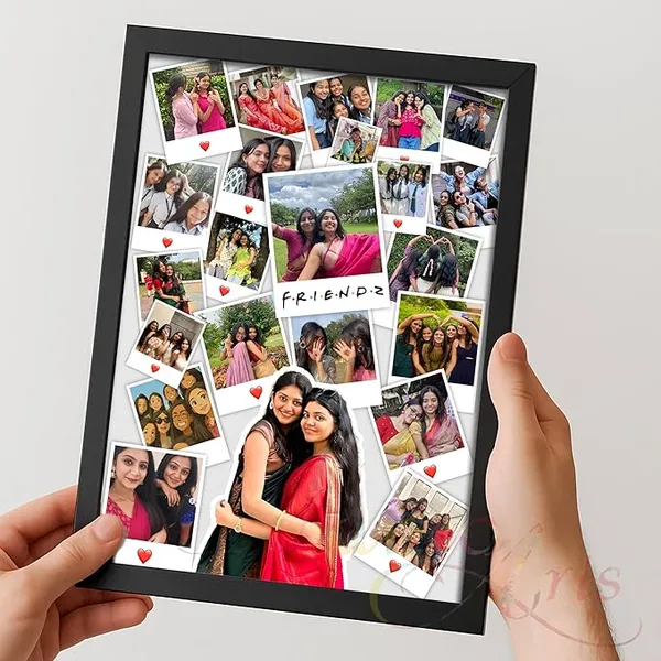 Personalized_FRIENDZ_Polaroid_Style_Collage_Photo_Frame_|_Customized_Aesthetic_Gift_for_Best_Friends,_Girls_&_College_Memories_|_Birthday,_Farewell_&_Friendship_Day_|_A3/A4/A5_Wooden_Frame