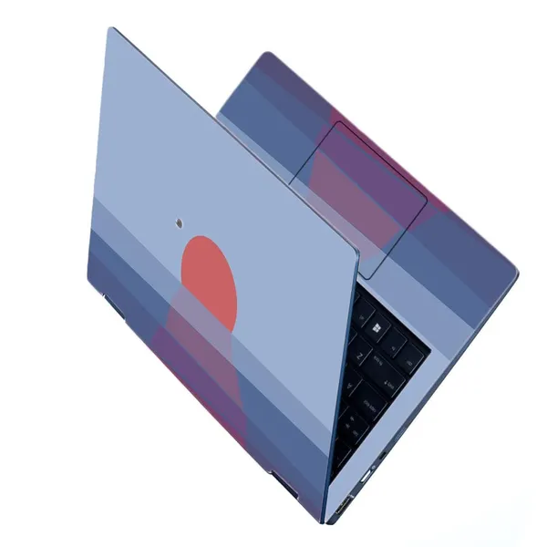 Sky_Blue_Full_Body_Laptop_Skins_Sticker_Laminated_Hd_Quality_Vinyl_Fits_Upto_15.6_Inches_Compatible_For_Dell,_Lenovo,_Acer,_Hp,_Asus_Abstract_Sunset