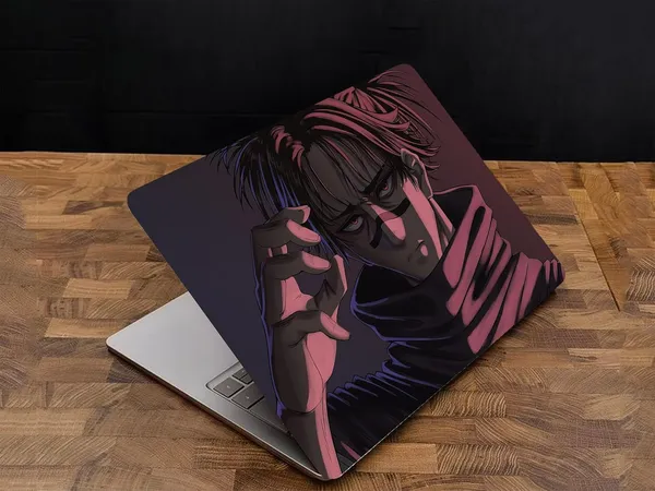 Dark_Elegant_Glossy_Laptop_Skin_Perfect_Fit_15.6_Inch_Laminated_Vinyl_Durable_Skin_&_Anti_Fingerprint_Resistant_Skin_Simple_Peel_&_Stick