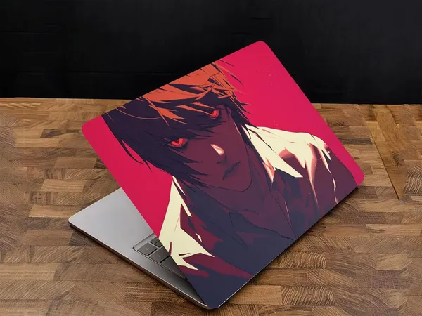 Red_Elegant_Glossy_Laptop_Skin_Made_For_15.6_Inch_Laminated_Laptop_Decal_&_Anti_Fingerprint_Resistant_Simple_Peel_&_Stick