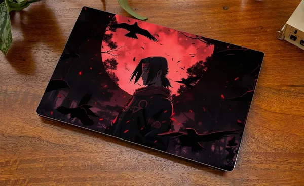 Black_Laptop_Skin_For_15.6_Inch_Scratch_Resistant_&_Laminated_Skin_Smooth_Matte_Finish_Texture_Protects_Against_Scratches_Simple_Installation