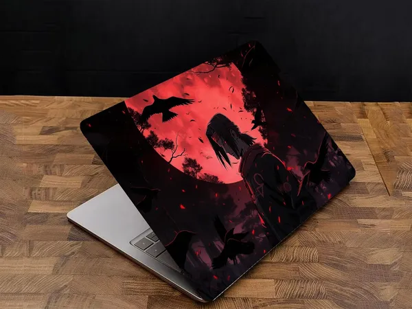 Black_Laptop_Skin_For_15.6_Inch_Scratch_Resistant_&_Laminated_Skin_Smooth_Matte_Finish_Texture_Protects_Against_Scratches_Simple_Installation