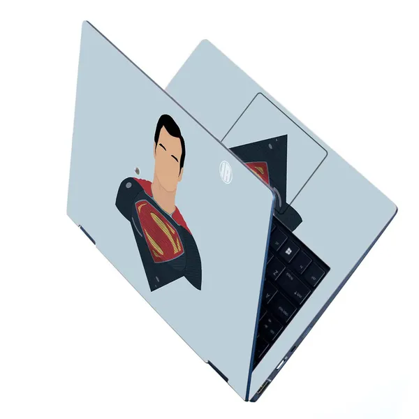 Blue_Superman_Full_Body_Laptop_Skins_Multicolour_Compatible_For_Laptops_Till_15'6_Inches,_Easy_To_Apply_Skin_For_A_Bold_And_Heroic_Look_Super_Powered_Laptop_Makeover