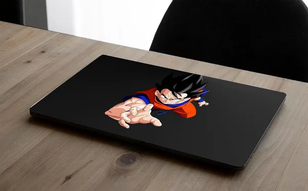 Black_Laptop_Skin_Waterproof_&_Scratch_Resistant_Vinyl_Sticker_Compatible_With_All_15.6_Inch_Goku_Minimal