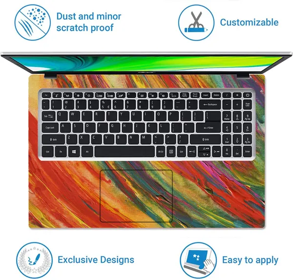 Multicolor_Premium_Vinyl_Signs_&_Symbols_Theme_Glossy_Finish_Full_Body_Cover_Laptop_Skin_Compatible_For_15.6_Inch