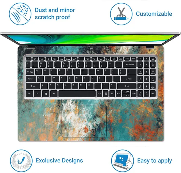Multicolor_Premium_Vinyl_Signs_&_Symbols_Theme_Glossy_Finish_Full_Body_Cover_Laptop_Skin_Compatible_For_15.6_Inch