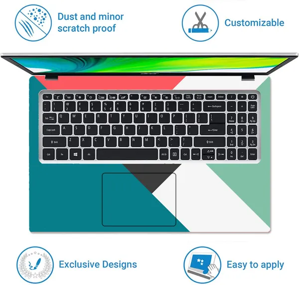 Multicolor_Premium_Vinyl_Signs_&_Symbols_Theme_Glossy_Finish_Full_Body_Cover_Laptop_Skin_Compatible_For_15.6_Inch