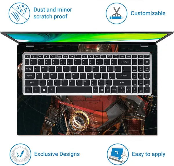 Multicolor_Premium_Vinyl_Signs_&_Symbols_Theme_Glossy_Finish_Full_Body_Cover_Laptop_Skin_Compatible_For_15.6_Inch