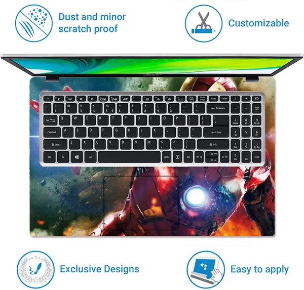 Multicolor_Premium_Vinyl_Signs_&_Symbols_Theme_Glossy_Finish_Full_Body_Cover_Laptop_Skin_Compatible_For_15.6_Inch