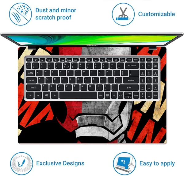 Multicolor_Premium_Vinyl_Signs_&_Symbols_Theme_Glossy_Finish_Full_Body_Cover_Laptop_Skin_Compatible_For_15.6_Inch