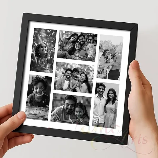 Square_Black_&_White_Collage_Photo_Frame_|_Personalized_9_Photo_Grid_|_Custom_Gift_for_Family,_Couple,_Friends,_Pets