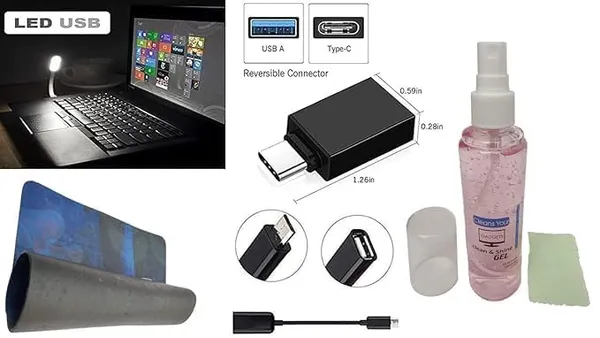 Transparent_11_In_1_Combo_For_15.6_Inch_Laptop_Screen_Guard_Keyguard_Lamination_Screen_Cleaner_Gel_Usb_Led_Otg_Adapter_Laptop_Sleeve_Mouse_Mouse_Pad_Protective_Finish