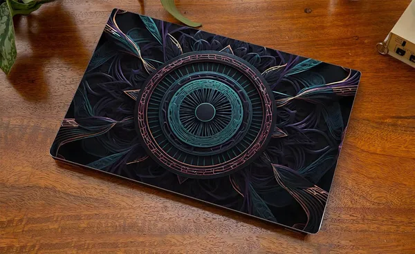 Black_Laptop_Skin_Cover_15.6_Inch_Glossy_Laminated_Waterproof_Laptop_Skin_Scratch_Resistant_And_Durable_Easy_To_Apply_And_Residue_Free