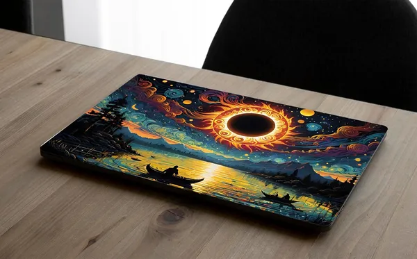 Midnight_Blue_Laptop_Skin_Cover_For_15.6_Inch_Glossy_Laminated_Skin,_Waterproof_&_Smudge_Proof_Stylish_Vibrant_Design_Easy_To_Apply_And_Residue_Free