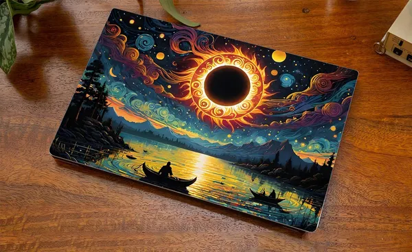 Midnight_Blue_Laptop_Skin_Cover_For_15.6_Inch_Glossy_Laminated_Skin,_Waterproof_&_Smudge_Proof_Stylish_Vibrant_Design_Easy_To_Apply_And_Residue_Free