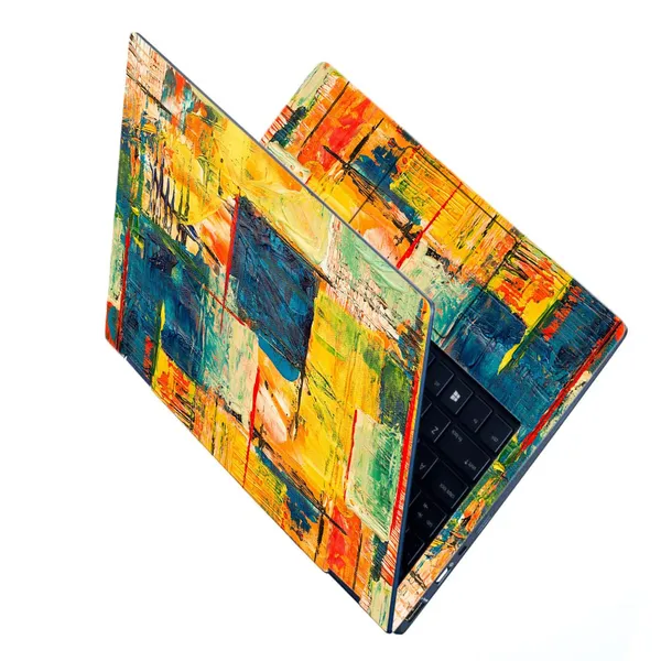 Multicolor_Painting_Premium_Laptop_Skin__Sleek,_Durable,_&_Easy_To_Apply__Scratch_Resistant_&_Stylish_Designs__Universal_Fit_For_All_Laptops__Vibrant_&_Trendy_Patterns