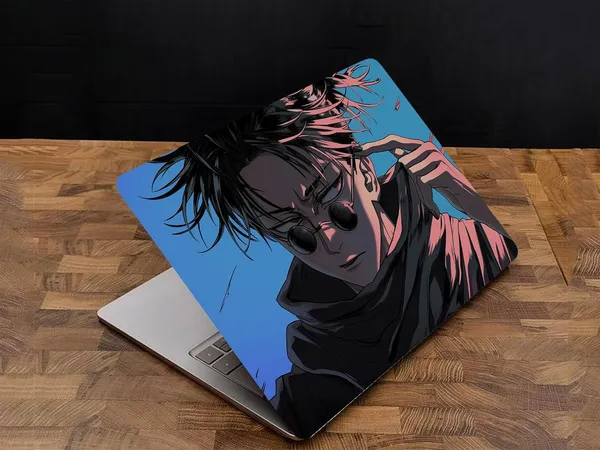 Blue_Laptop_Skin_Cover_Universal_Fit_For_15.6_Inch_Laminated_Glossy_Finish_With_Scratch_Resistant_Easy_Bubble_Free_Application_Fits_For_All_Models