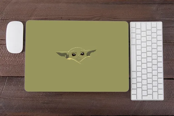 Olive_Green_Laptop_Skin_Made_To_Fit_15.6_Inch_Ultra_Thin,Laminated_Matte_Finish_And_Scratch_Resistant_Easy_To_Apply_And_Remove_No_Residue
