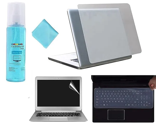 Transparent_15.6_Inch_Laptop_Protection_Kit_Transparent_Skin,_Anti_Glare_Screen_Guard,_Soft_Keyboard_Cover_&_Cleaning_Gel_Scratch_Resistant,_Dustproof,_Easy_To_Apply