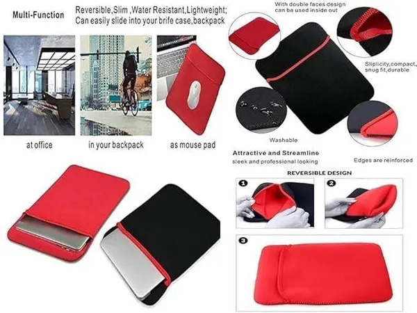 Black_&_Red_14_Inch_Laptop_Sleeve_With_Transparent_Screen_Guard_&_Keyguard_3_In_1_Laptop_Accessory_Set_Anti_Scratch,_Dustproof_Sleeve_Matte_Transparent