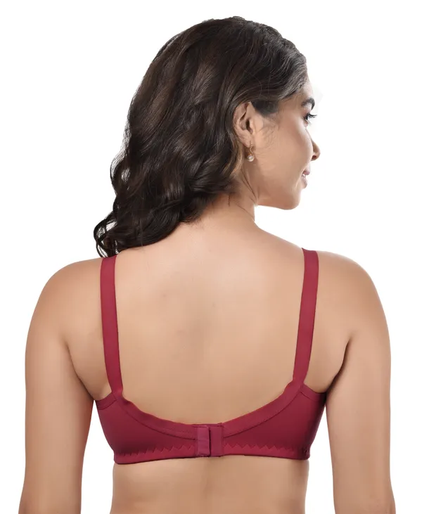Dark_Maroon_Cotton_Blend_Non_Padded_Bra_For_Women